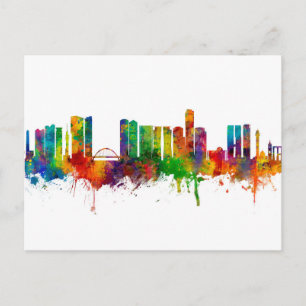 Tel Aviv Israel Skyline Briefkaart