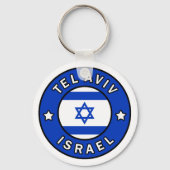 Tel Aviv Israel Sleutelhanger (Voorkant)