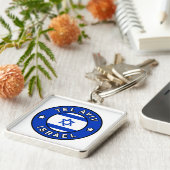 Tel Aviv Israel Sleutelhanger (Zijkant)