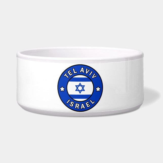 Tel Aviv Israel Voerbakje (Voorkant)