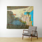 Tel-Aviv Jaffo Oude Stad Israël Reis Olie Schilder Wandkleed (In Situ (horizontaal))