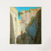 Tel-Aviv Jaffo Oude Stad Israël Reis Olie Schilder Wandkleed (Voorkant)