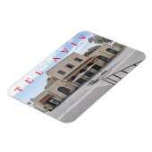 Tel Aviv Old Train Station uitzicht fridge magnet Magneet (Linkerzijde)