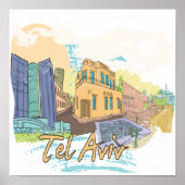Tel Aviv Poster (Voorkant)