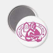 Tel Aviv Stamp Magneet (Voorkant / Achterkant)