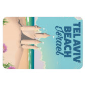 Tel Aviv Strand Israël strand poster Magneet (Horizontaal)