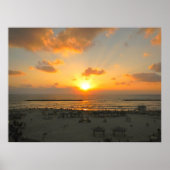 Tel Aviv Sunset Poster (Voorkant)