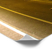 Tel Aviv Towers Night Photo Poster (Hoek)