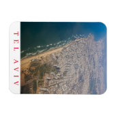 Tel Aviv uitzicht koelkastmagneet Magneet (Horizontaal)