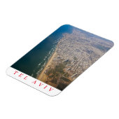 Tel Aviv uitzicht koelkastmagneet Magneet (Linkerzijde)