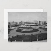 Tel Aviv's Dizengoff Circle in de jaren dertig Briefkaart (Voorkant / Achterkant)