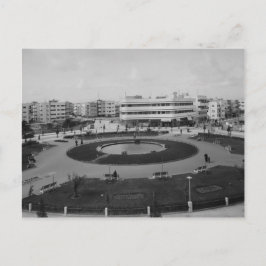 Tel Aviv's Dizengoff Circle in de jaren dertig Briefkaart