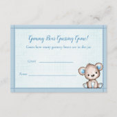 Tel de Beren Baby shower spel schattig bruin Beer Informatiekaartje (Voorkant)