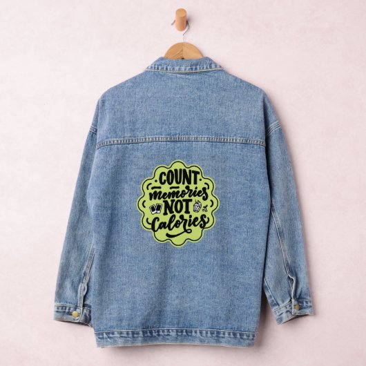 Tel de herinneringen, niet de calorieën van de kok denim jacket (Hangar)