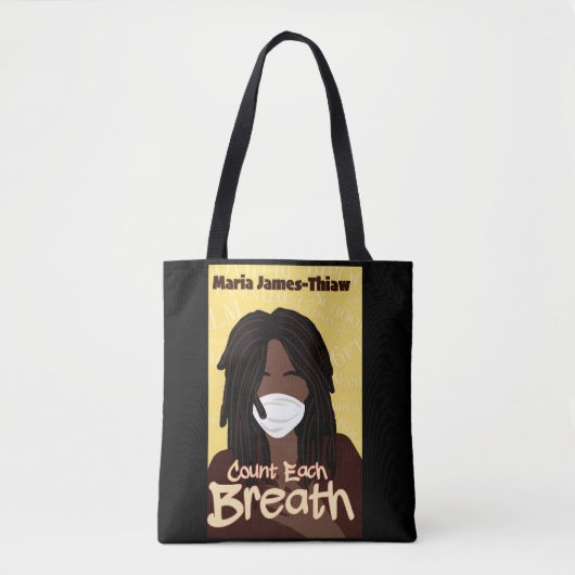 Tel elke adem  tote bag (Voorkant)