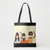Tel elke adem tote bag (Voorkant)