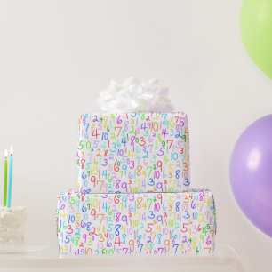 Tel het op (op wit) cadeaupapier