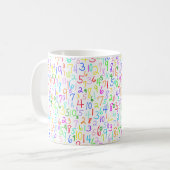Tel het op (op wit) koffiemok (Voorkant links)