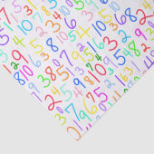 Tel het op (op wit) tissuepapier (Detail)