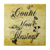 Tel je aangepaste bundels tegeltje (Voorkant)