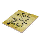 Tel je aangepaste bundels tegeltje (Zijkant)