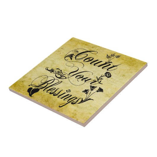 Tel je aangepaste bundels tegeltje (Zijkant)