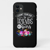 Tel je leeftijd op vrienden Case-Mate iPhone case (Achterkant)