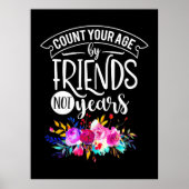 Tel je leeftijd op vrienden poster (Voorkant)