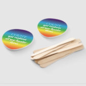 Tel je Rainbow niet Stormen Quote Fan Handwaaier (Niet-gemonteerd)