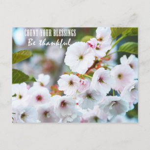 Tel je zegeningen briefkaart