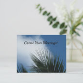 Tel je zegeningen briefkaart (Staand voorkant)