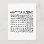 Tel je zegeningen briefkaart (Voorkant)