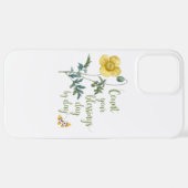 Tel je zegeningen -  gele papaver iPhone hoesje (Achterkant horizontaal)