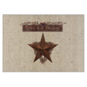 Tel je zegeningen Glas snijplank (Voorkant)