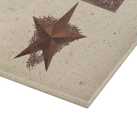 Tel je zegeningen Glas snijplank (Hoek)