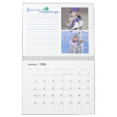 Tel je zegeningen Journaling 12-maands kalender (Jan 2026)