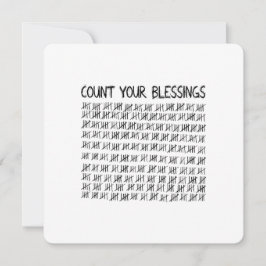 Tel je zegeningen kaart