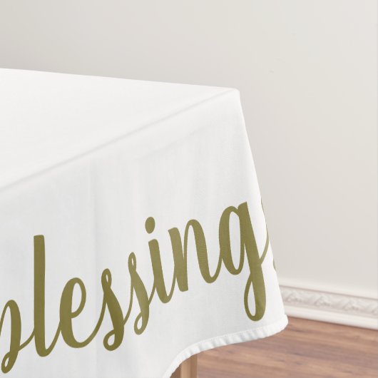 Tel je zegeningen op vakantie Thanksgiving decor Tafelkleed (Voorbeeld)