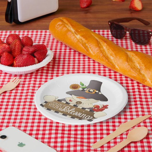 Tel je zegeningen papieren bordje