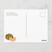 Tel je Zegeningen Pompoenen Herfst Briefkaart (Achterkant)