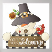 Tel je zegeningen poster (Voorkant)