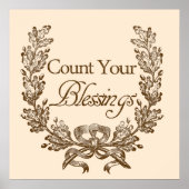 Tel je zegeningen poster (Voorkant)