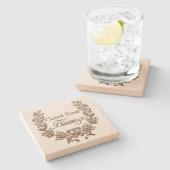 Tel je zegeningen stenen onderzetter (Zijkant)