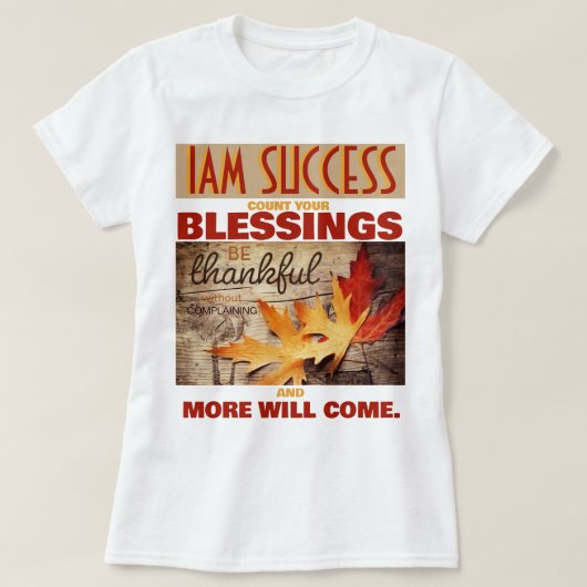TEL JE ZEGENINGEN T-SHIRT (Design voorkant)