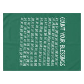 Tel je zegeningen tafelkleed (Voorkant (Horizontaal))