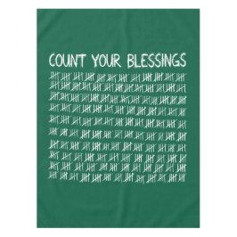 Tel je zegeningen tafelkleed