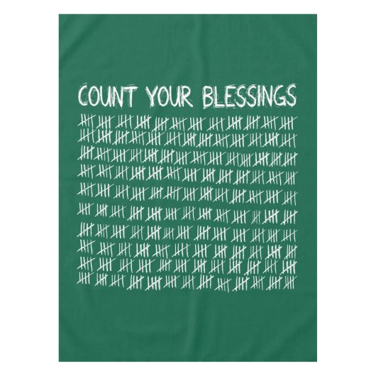 Tel je zegeningen tafelkleed (Voorkant)