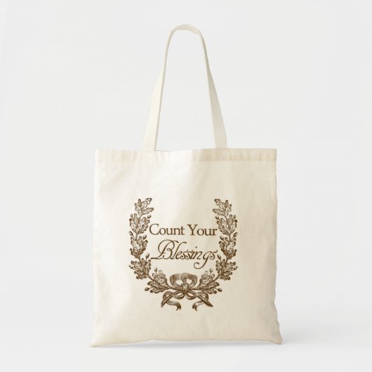 Tel je zegeningen tote bag (Voorkant)