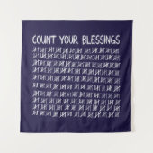 Tel je zegeningen wandkleed (Voorkant)