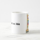 Tel me op mijn ontwerp op een Mok/beker Koffiemok (Center)